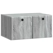   vidaXL Fali TV szekrény Szürke Sonoma 59,5 x 41 x 30 cm Szerelt Fa