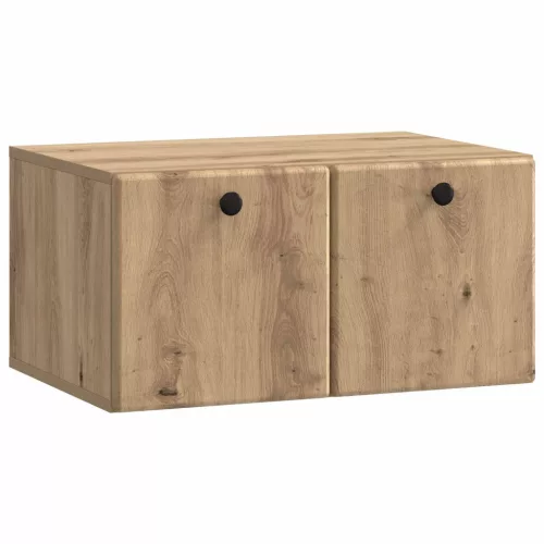 vidaXL Fali TV szekrény Kézműves Tölgy 59,5 x 41 x 30 cm Szerelt Fa