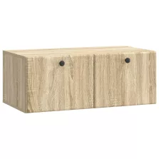   vidaXL Fali TV szekrény Sonoma Tölgy 78,5 x 41 x 30 cm Szerelt Fa