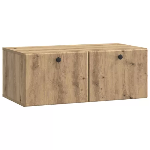 vidaXL Fali TV szekrény Kézműves Tölgy 78,5 x 41 x 30 cm Szerelt Fa