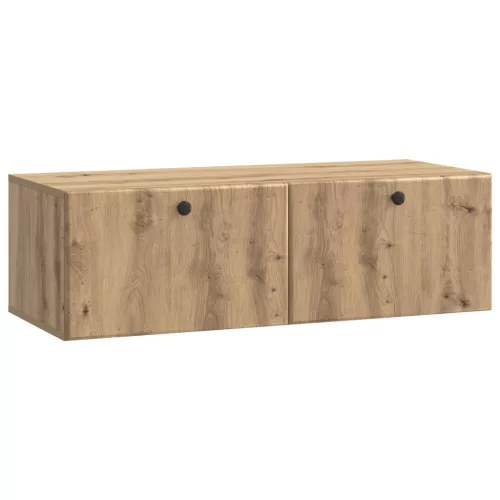 vidaXL Fali TV szekrény Kézműves Tölgy 98 x 41 x 30 cm Szerelt Fa