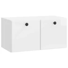   vidaXL Fali TV szekrény Magasfényű Fehér 59,5 x 31 x 30 cm Szerelt Fa