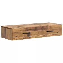   vidaXL Fali oldaltábla Antik Fa 87,5 x 34,5 x 17 cm Szerelt Fa