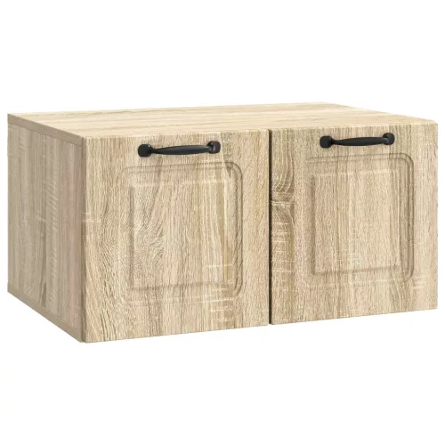 vidaXL Fali TV szekrény Sonoma Tölgy 59,5 x 41 x 30 cm Szerelt Fa