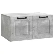   vidaXL Fali TV szekrény Betonszürke 59,5 x 41 x 30 cm Szerelt Fa