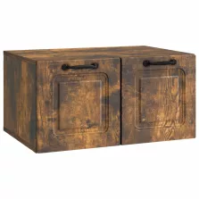   vidaXL Fali TV szekrény Füstös Tölgy 59,5 x 41 x 30 cm Szerelt Fa