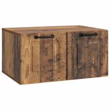   vidaXL Fali TV szekrény Antik Fa 59,5 x 41 x 30 cm Szerelt Fa