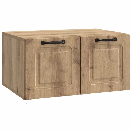 vidaXL Fali TV szekrény Kézműves Tölgy 59,5 x 41 x 30 cm Szerelt Fa