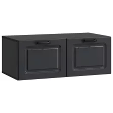 vidaXL Fali TV szekrény Fekete 78,5 x 41 x 30 cm Szerelt Fa