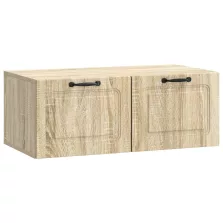   vidaXL Fali TV szekrény Sonoma Tölgy 78,5 x 41 x 30 cm Szerelt Fa