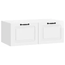   vidaXL Fali TV szekrény Magasfényű Fehér 78,5 x 41 x 30 cm Szerelt Fa