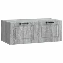   vidaXL Fali TV szekrény Szürke Sonoma 78,5 x 41 x 30 cm Szerelt Fa