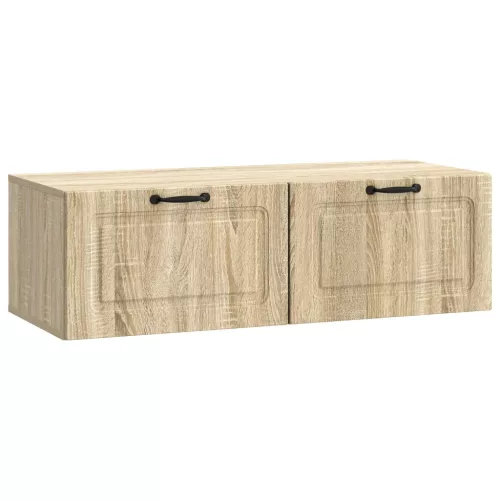 vidaXL Fali TV szekrény Sonoma Tölgy 98 x 41 x 30 cm Szerelt Fa