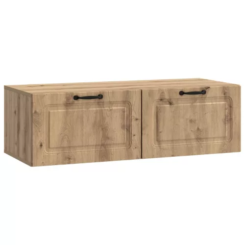 vidaXL Fali TV szekrény Kézműves Tölgy 98 x 41 x 30 cm Szerelt Fa