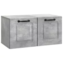   vidaXL Fali TV szekrény Betonszürke 59,5 x 31 x 30 cm Szerelt Fa