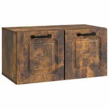   vidaXL Fali TV szekrény Füstös Tölgy 59,5 x 31 x 30 cm Szerelt Fa