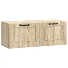   vidaXL Fali TV szekrény Sonoma Tölgy 78,5 x 31 x 30 cm Szerelt Fa