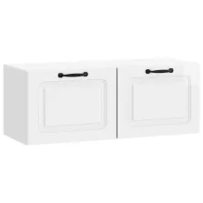   vidaXL Fali TV szekrény Magasfényű Fehér 78,5 x 31 x 30 cm Szerelt Fa