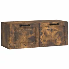   vidaXL Fali TV szekrény Füstös Tölgy 78,5 x 31 x 30 cm Szerelt Fa