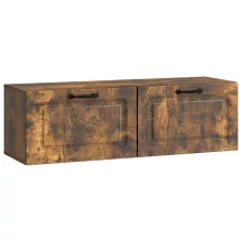   vidaXL Fali TV szekrény Füstös Tölgy 98 x 31 x 30 cm Szerelt Fa