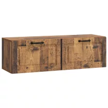 vidaXL Fali TV szekrény Antik Fa 98 x 31 x 30 cm Szerelt Fa