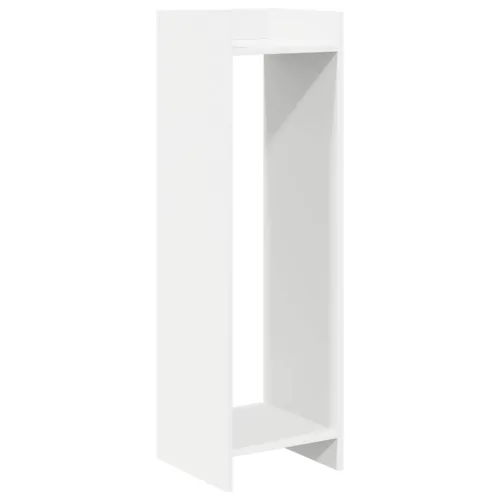 vidaXL Növényállvány Fehér 30 x 30 x 100 cm Mérnöki fa
