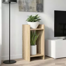   vidaXL Növényállvány polcokkal Sonoma tölgy 30 x 30 x 60 cm Mérnöki fa