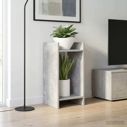 vidaXL Növényállvány 2 pcs Beton Szürke 30 x 30 x 60 cm Mérnöki fa