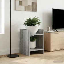   vidaXL Növényállvány 2 pcs Szürke Sonoma 30 x 30 x 40 cm Mérnöki fa