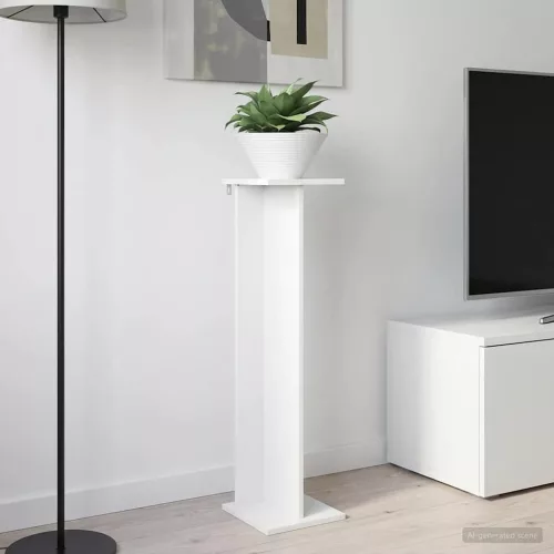 vidaXL Növényállvány Fehér 25 x 25,5 x 100,5 cm Mérnöki fa