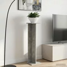   vidaXL Növényállvány 2 pcs Beton Szürke 25 x 25,5 x 100,5 cm