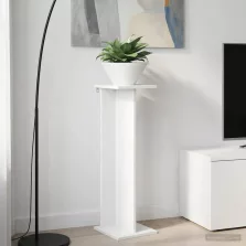   vidaXL Növényállvány Fehér 25 x 25,5 x 80,5 cm Mérnöki fa