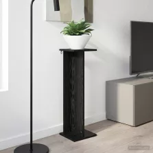   vidaXL Növényállvány Fekete Tölgy 25 x 25,5 x 80,5 cm Mérnöki fa