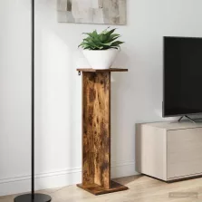   vidaXL Növényállvány 2 pcs Füstölt Tölgy 25 x 25,5 x 80,5 cm