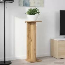   vidaXL Növényállvány Kézműves Tölgy 25 x 25,5 x 80,5 cm Mérnöki fa