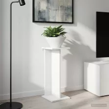   vidaXL Növényállvány Fehér 25 x 25,5 x 60,5 cm Mérnöki fa