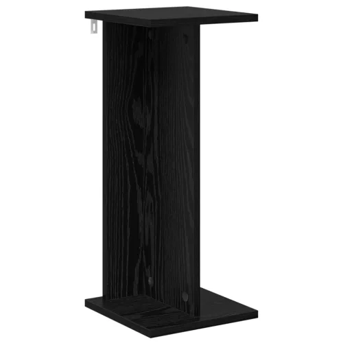 vidaXL Növényállvány Fekete Tölgy 25 x 25,5 x 60,5 cm Mérnöki fa