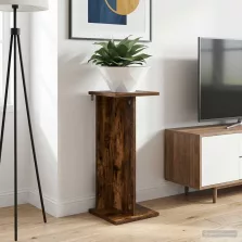   vidaXL Növényállvány Füstölt Tölgy 25 x 25,5 x 60,5 cm Mérnöki fa