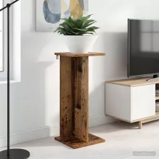   vidaXL Növényállvány Öreg fa 25 x 25,5 x 60,5 cm Mérnöki fa