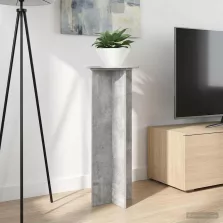  vidaXL Növényállvány 2 pcs Betonszürke Ø40 x 100 cm Szerelt Fa