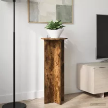   vidaXL Növényállvány 2 pcs Füstös Tölgy Ø40 x 100 cm Szerelt Fa