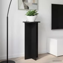   vidaXL Növényállvány 2 pcs Fekete 40 x 40 x 80 cm Szerelt Fa