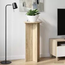   vidaXL Növényállvány 2 pcs Sonoma Tölgy 40 x 40 x 80 cm Szerelt Fa