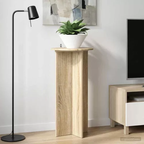 vidaXL Növényállvány 2 pcs Sonoma Tölgy 40 x 40 x 80 cm Szerelt Fa