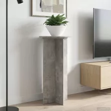   vidaXL Növényállvány 2 pcs Betonszürke 40 x 40 x 80 cm Szerelt Fa