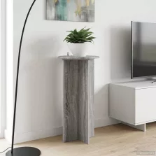   vidaXL Növényállvány 2 pcs Szürke Sonoma 40 x 40 x 80 cm Szerelt Fa