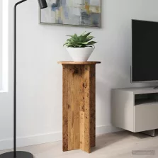   vidaXL Növényállvány 2 pcs Antik Fa 40 x 40 x 80 cm Szerelt Fa