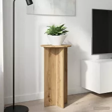   vidaXL Növényállvány 2 pcs Kézműves Tölgy 40 x 40 x 80 cm Szerelt Fa