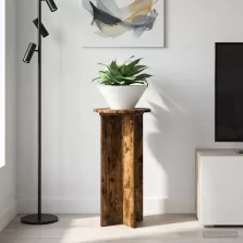   vidaXL Növényállvány 2 pcs Füstös Tölgy 29,5 x 29,5 x 60 cm Szerelt Fa