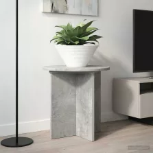  vidaXL Növényállvány 2 pcs Betonszürke 40 x 40 x 40 cm Szerelt Fa